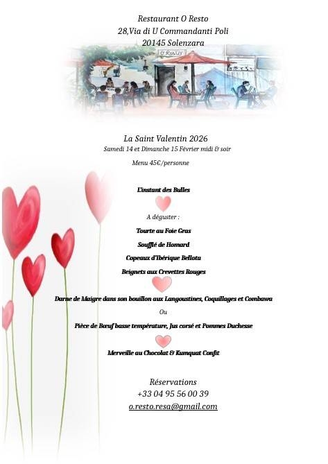 O Resto Solenzara - Restaurant Solenzara - Restaurant Corse du Sud